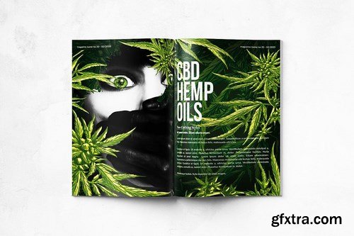 CBD Hemp Oils Magazine - A4 & US Letter - 22 pgs