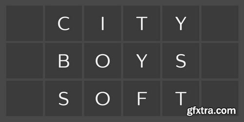 City Boys Soft Font Family
