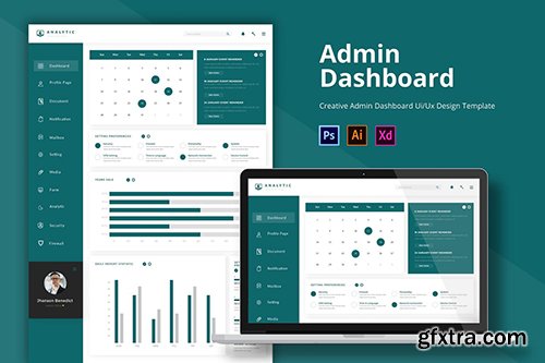 Analytic Admin Page Template Analytic Admin Page Template