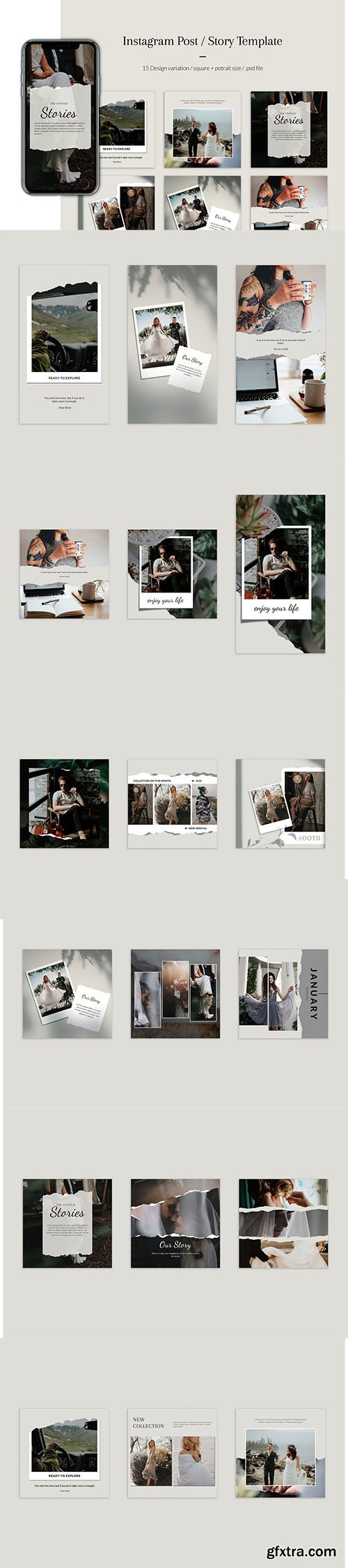 Instagram Post / Stories Template