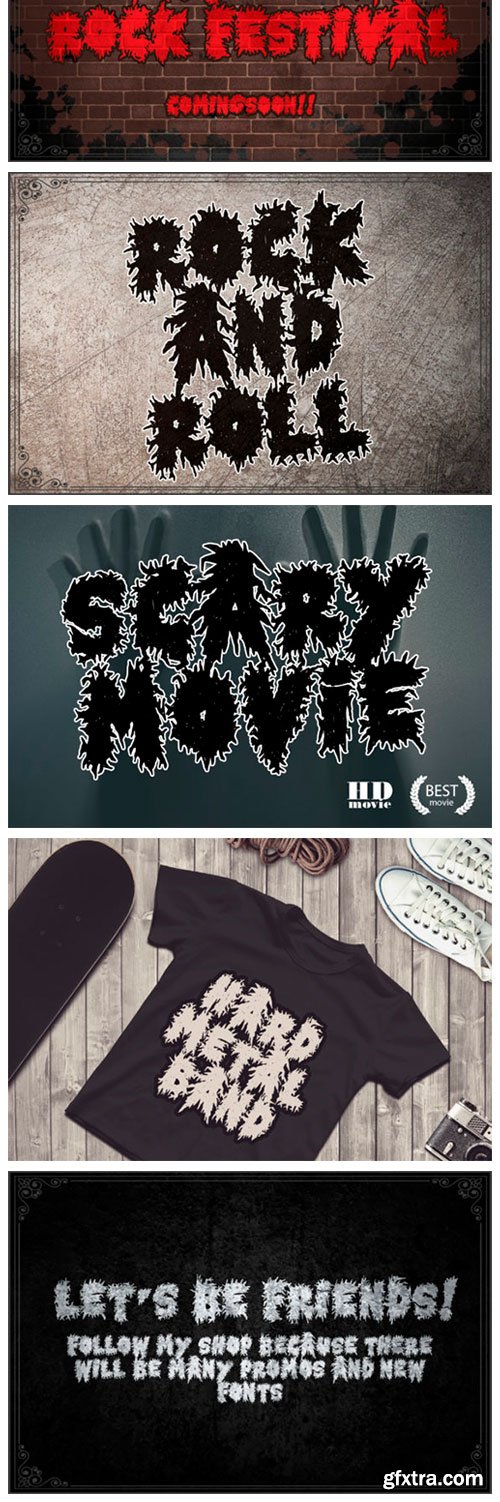 Horror Metal Font Horror Metal Font
