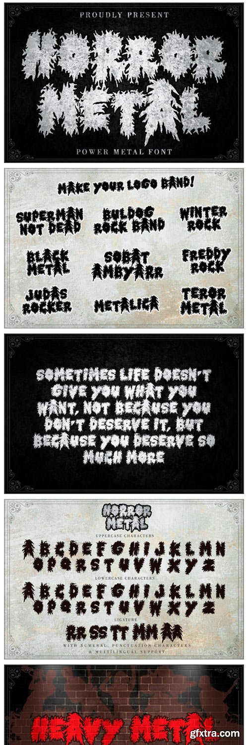Horror Metal Font Horror Metal Font
