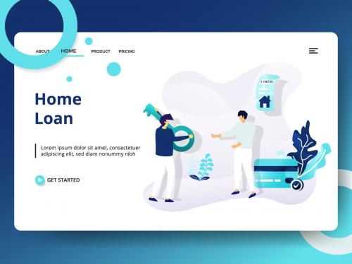 Landing page template of Home Loan - landing-page-template-of-home-loan
