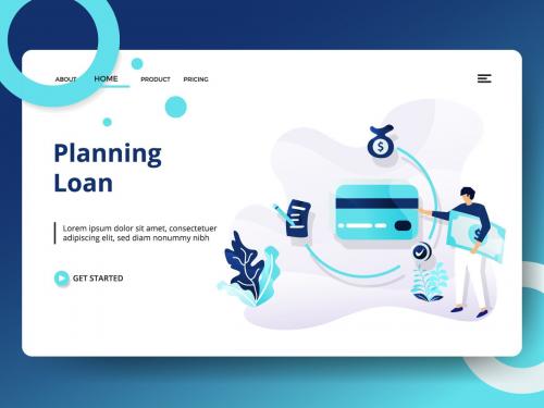 Landing page template of Planning Loan - landing-page-template-of-planning-loan