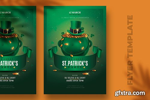 Saint Patrick's Day Party Flyer Saint Patrick's Day Party Flyer