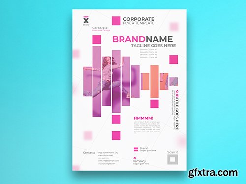 Corporate Flyer Layout with Pink Elements 292367141 Corporate Flyer Layout with Pink Elements 292367141