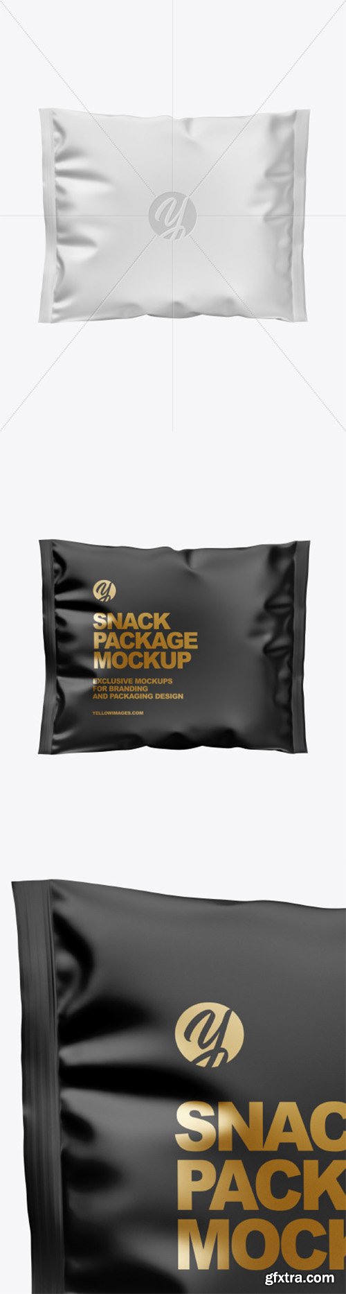 Matte Snack Package Mockup 52605 Matte Snack Package Mockup 52605