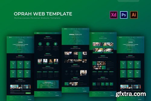 Oprah PSD Web Template