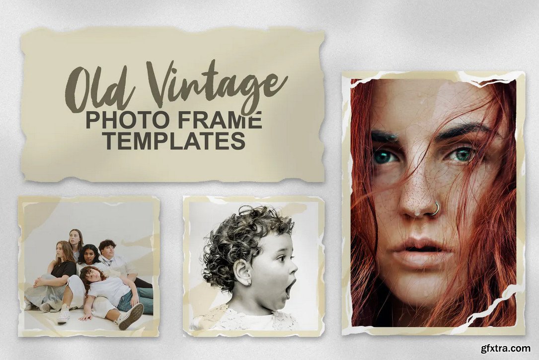 Old Vintage Photo Frame Templates » GFxtra