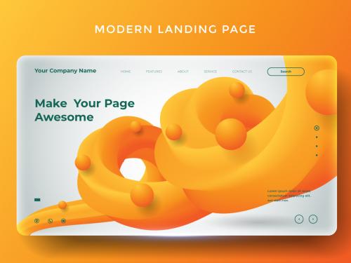 Modern abstract background landing page template design - modern-abstract-background-landing-page-template-design-786c5c57-3f7a-427a-9ab1-ebc4eb28ff06