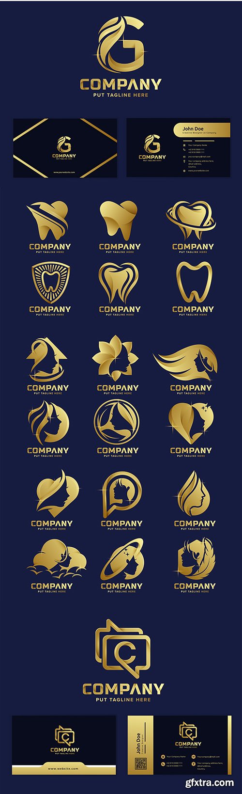 Premium luxury logos corporate company design 44 