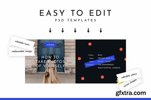 Everyday - Facebook Covers & Posts Templates