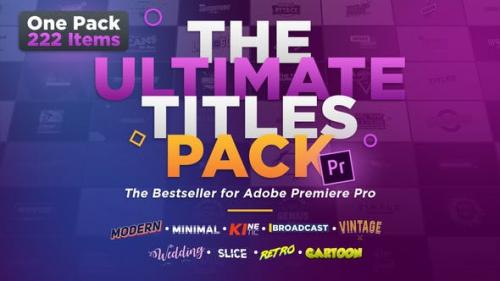 Videohive - The Ultimate Titles Pack - Premiere Pro - 25509371
