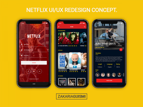 Netflix App UI/UX Redesign Concept - netflix-app-ui-ux-redesign-concept