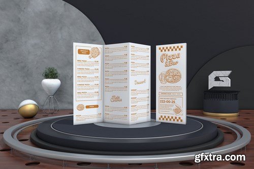 Food Menu Trifold Brochure