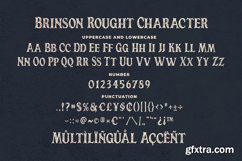 Brinson Rought - Vintage Serif Font