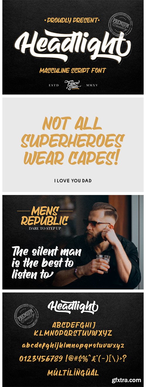 Headlight Font Headlight Font