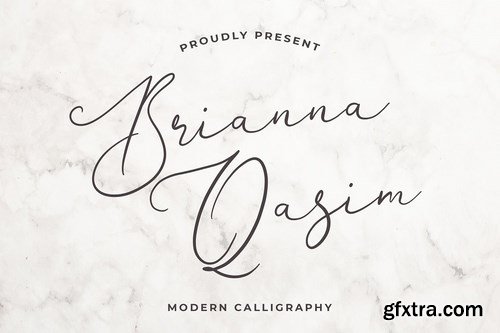 CM - Brianna Qasim Calligraphy Font 4440617 CM - Brianna Qasim Calligraphy Font 4440617