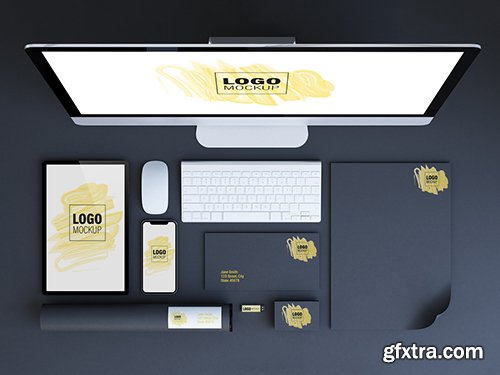 Corporate Identity Set Mockup 202098539 Corporate Identity Set Mockup 202098539