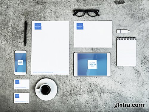 Corporate Identity Set with Smartphone and Tablet on Concrete Background 2 188872686 Corporate Identity Set with Smartphone and Tablet on Concrete Background 2 188872686