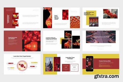 Zorea Chinese New Year Festival Powerpoint and Keynote Templates