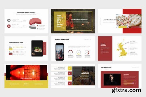 Zorea Chinese New Year Festival Powerpoint and Keynote Templates