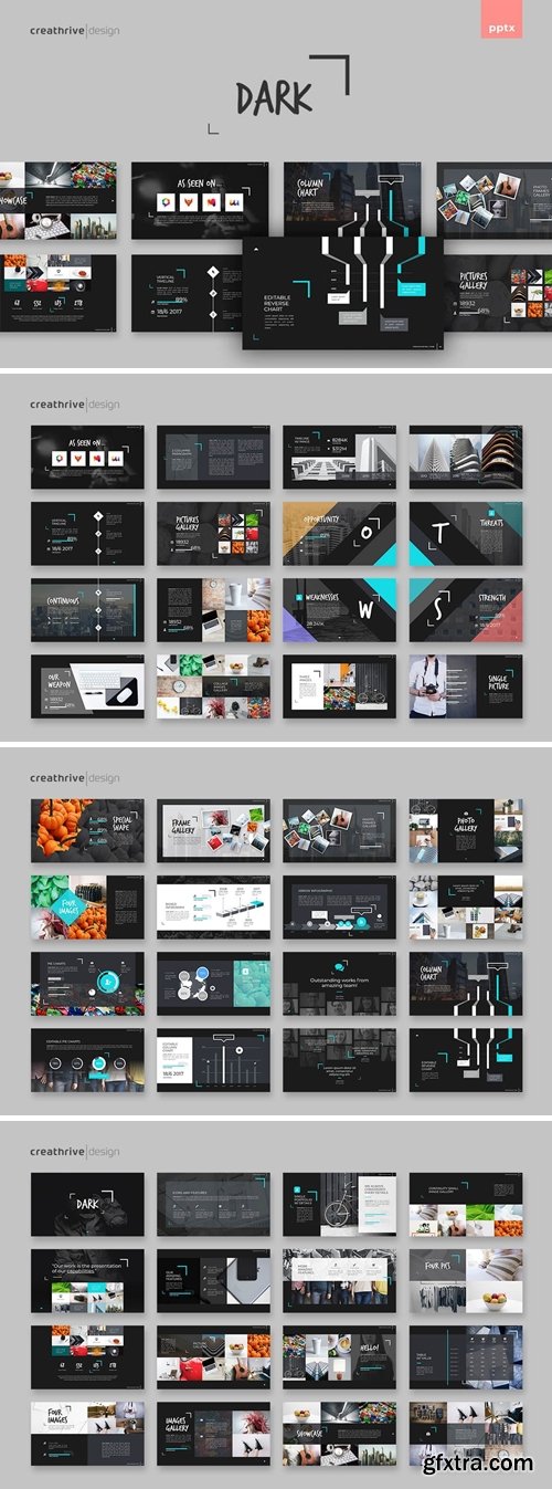 Dark PowerPoint and Keynote Template