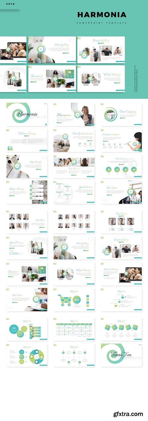 Harmonia Powerpoint, Keynote and Google Slides Templates