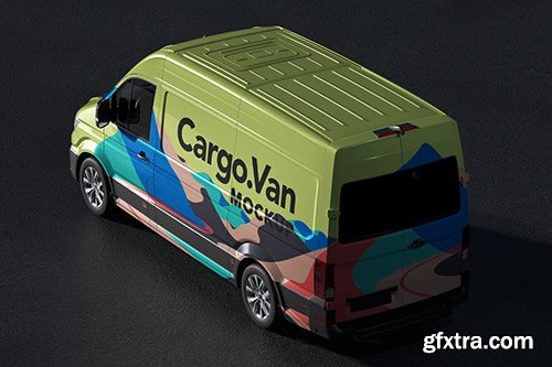 Psd Vinyl Van Wrapping Mockup Psd Vinyl Van Wrapping Mockup