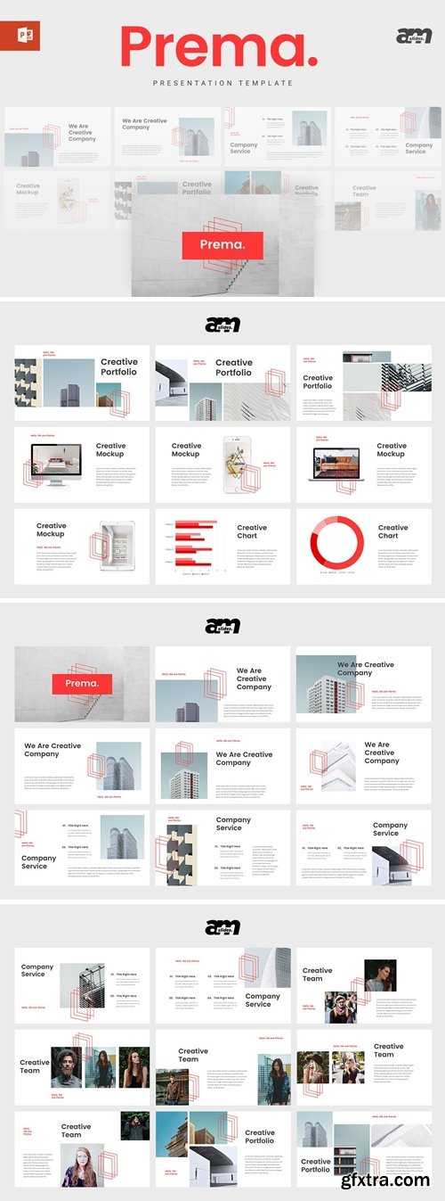 Prema Powerpoint, Keynote and Google Slides Templates