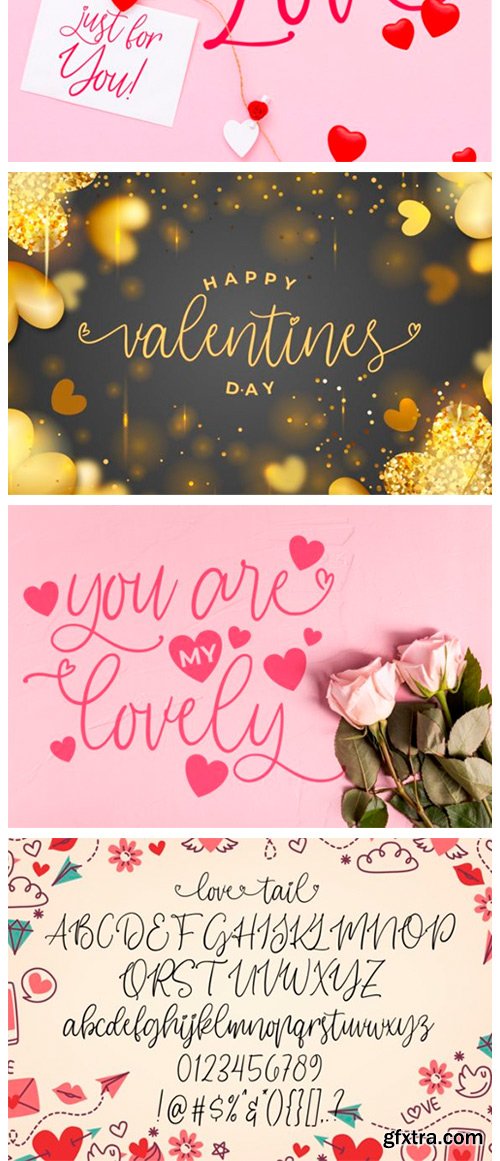 Love Tail Font Love Tail Font