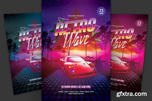 Retro Wave Flyer