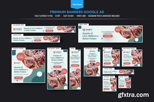 Charity Banners Ads Template