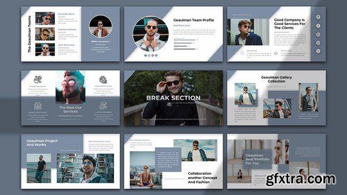 Geaulman – Creative Fashion Powerpoint Google Slides and Keynote Templates