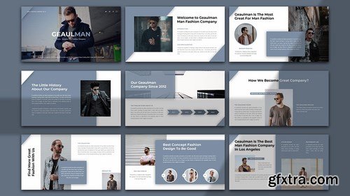 Geaulman – Creative Fashion Powerpoint Google Slides and Keynote Templates