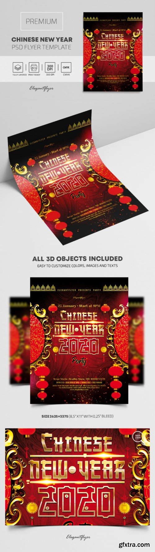 Chinese New Year – Premium PSD Flyer Template