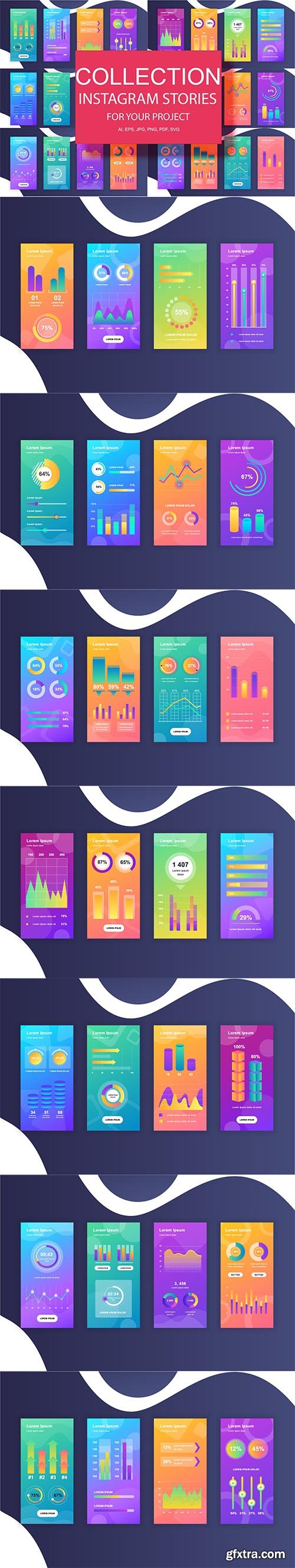 Social Media Instagram Stories Infographics Design