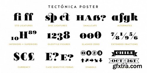 Tectonica Font Family Tectonica Font Family