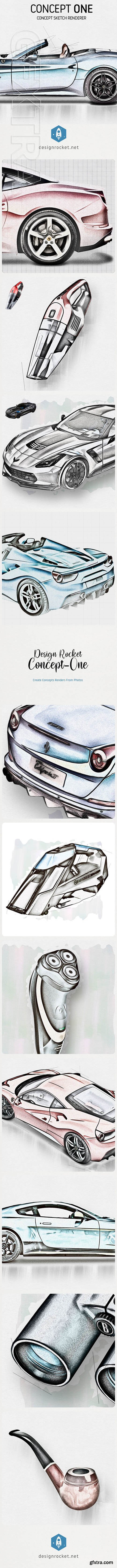 GraphicRiver - Concept One - Concept Sketch Renderer Action 25268416