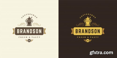 Coffee or tea shop logo Coffee or tea shop logo