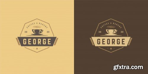 Coffee or tea shop logo Coffee or tea shop logo