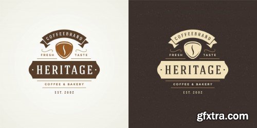 Coffee or tea shop logo Coffee or tea shop logo
