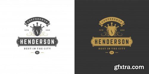 Coffee or tea shop logo Coffee or tea shop logo