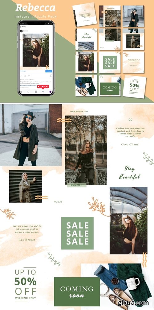 Rebecca - Instagram Puzzle Pack