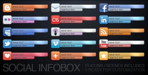 Videohive - Social Infobox