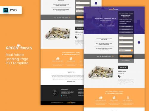 Real Estate Landing Page PSD Template - real-estate-landing-page-psd-template