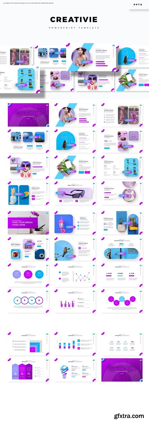 Creative Powerpoint, Keynote and Google Slides Templates