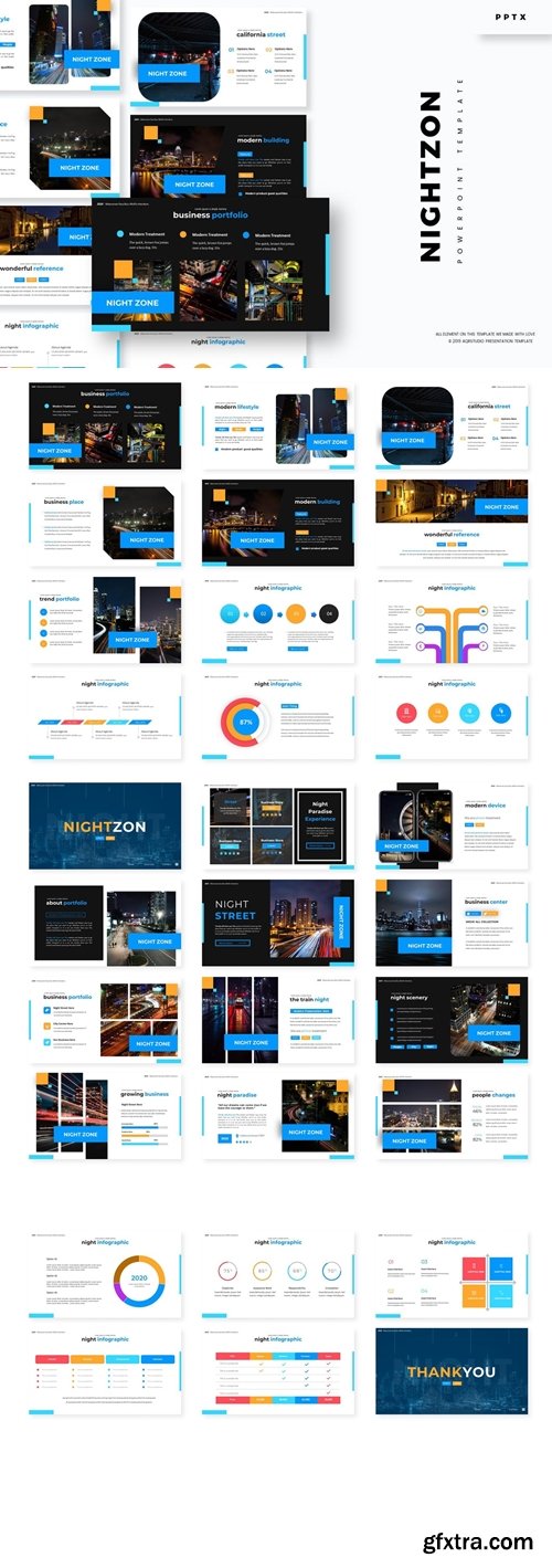 NightZon Powerpoint, Keynote and Google Slides Templates