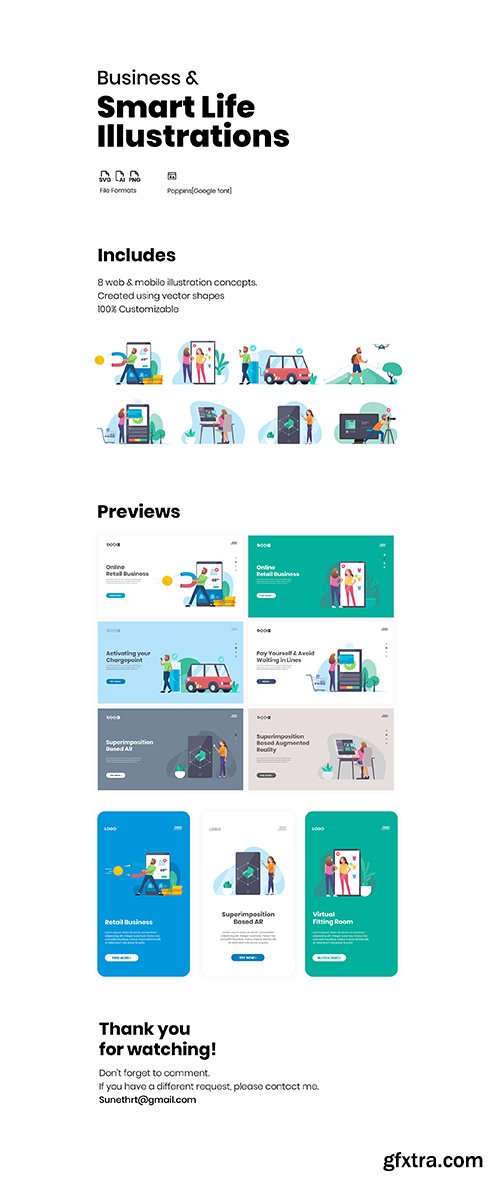 Business & Smart Life Illustrations Business & Smart Life Illustrations