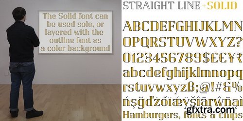 Straight Line Font Family Straight Line Font Family